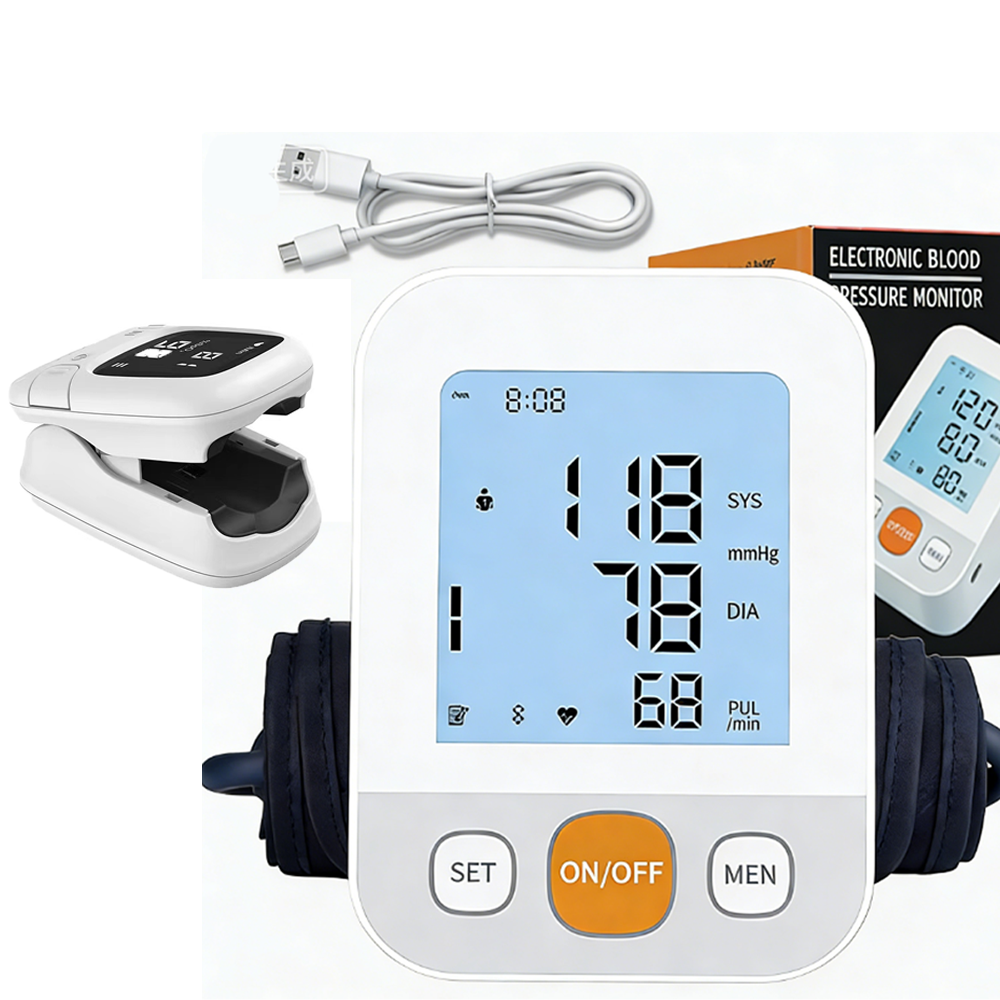 Heart Rate Meter Finger Pulse  – Dual Monitor Stand recenzja i cena