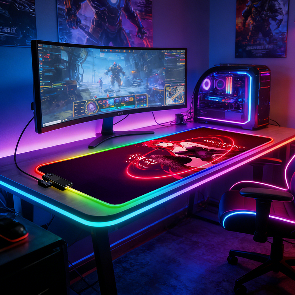 LED Lighting RGB Mouse Pad E-s – Esports Gaming High School recenzja i cena