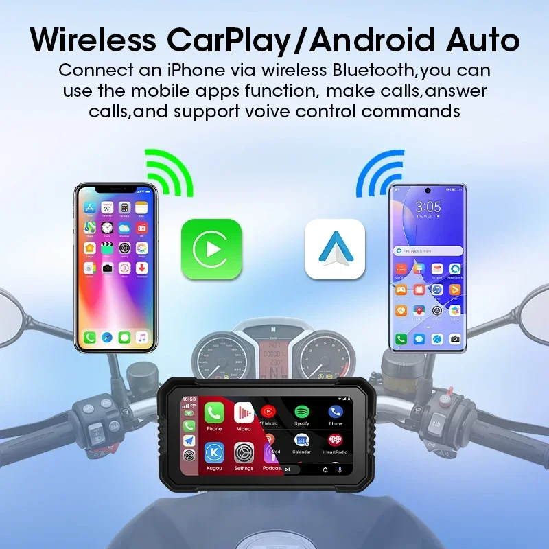 6.25 inch Motorcycle Carplay S – Dual Monitor Stand recenzja i cena